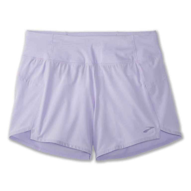 Brooks Chaser 5 - Womens Running Shorts - Lavender Purple/Violet Dash (50487VQFO)